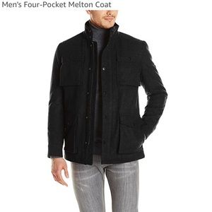 Ben Sherman men’s wool Melton coat